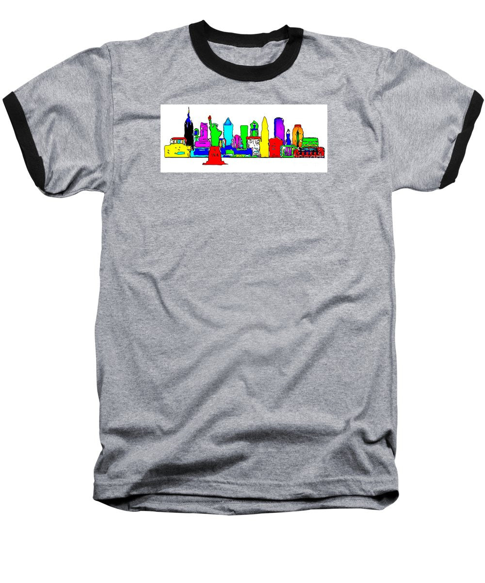 Baseball T-Shirt - New York City - Pop Art