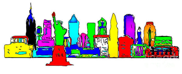 Art Print - New York City - Pop Art