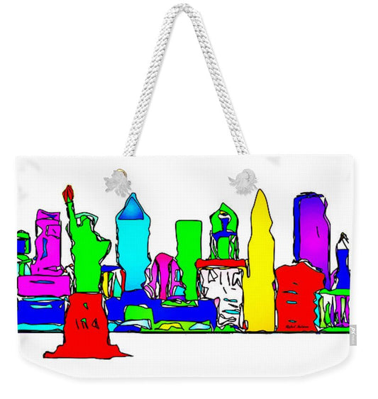 Weekender Tote Bag - New York City - Pop Art