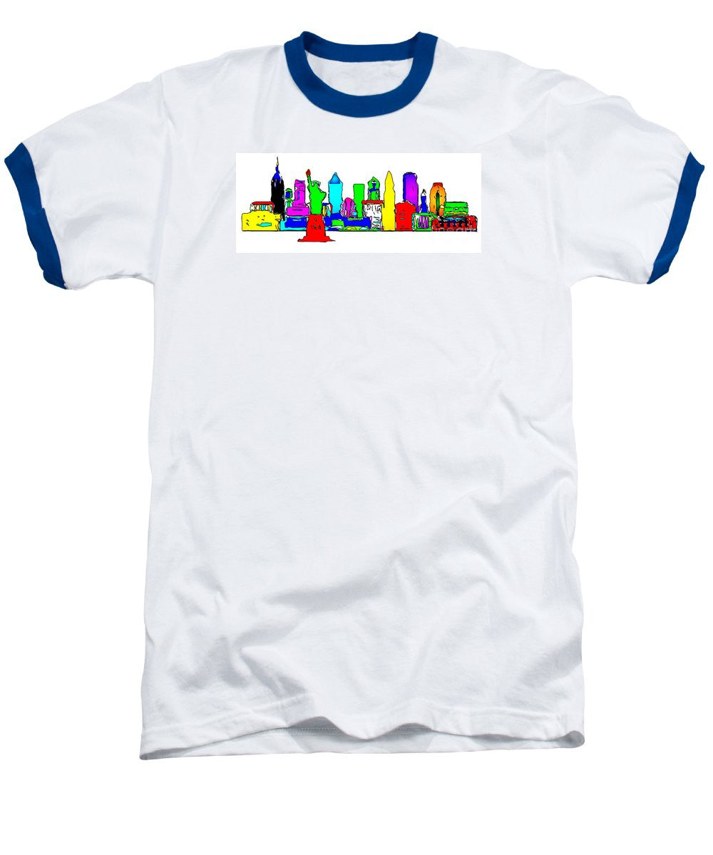 Baseball T-Shirt - New York City - Pop Art