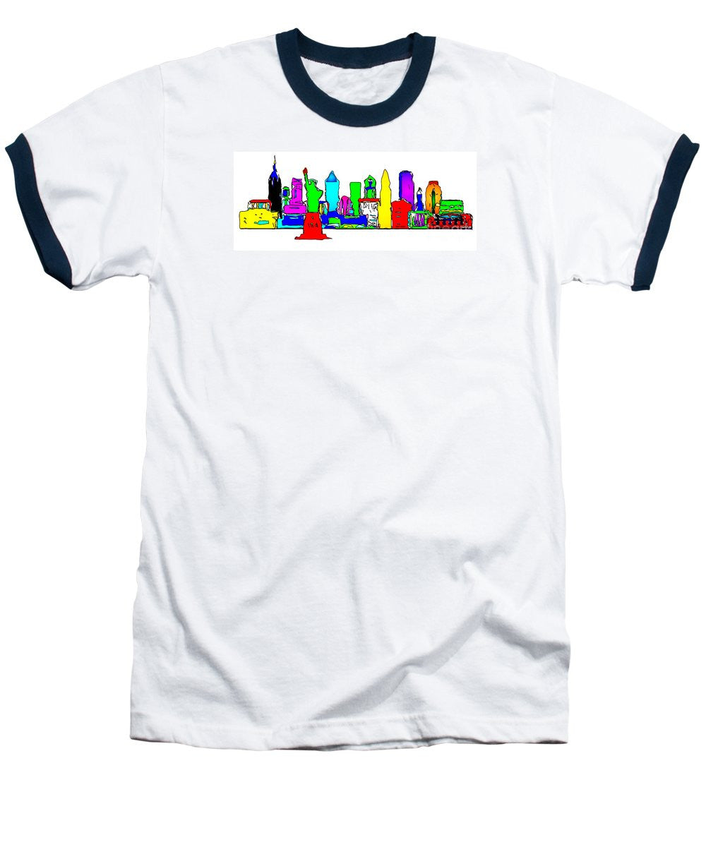 Baseball T-Shirt - New York City - Pop Art