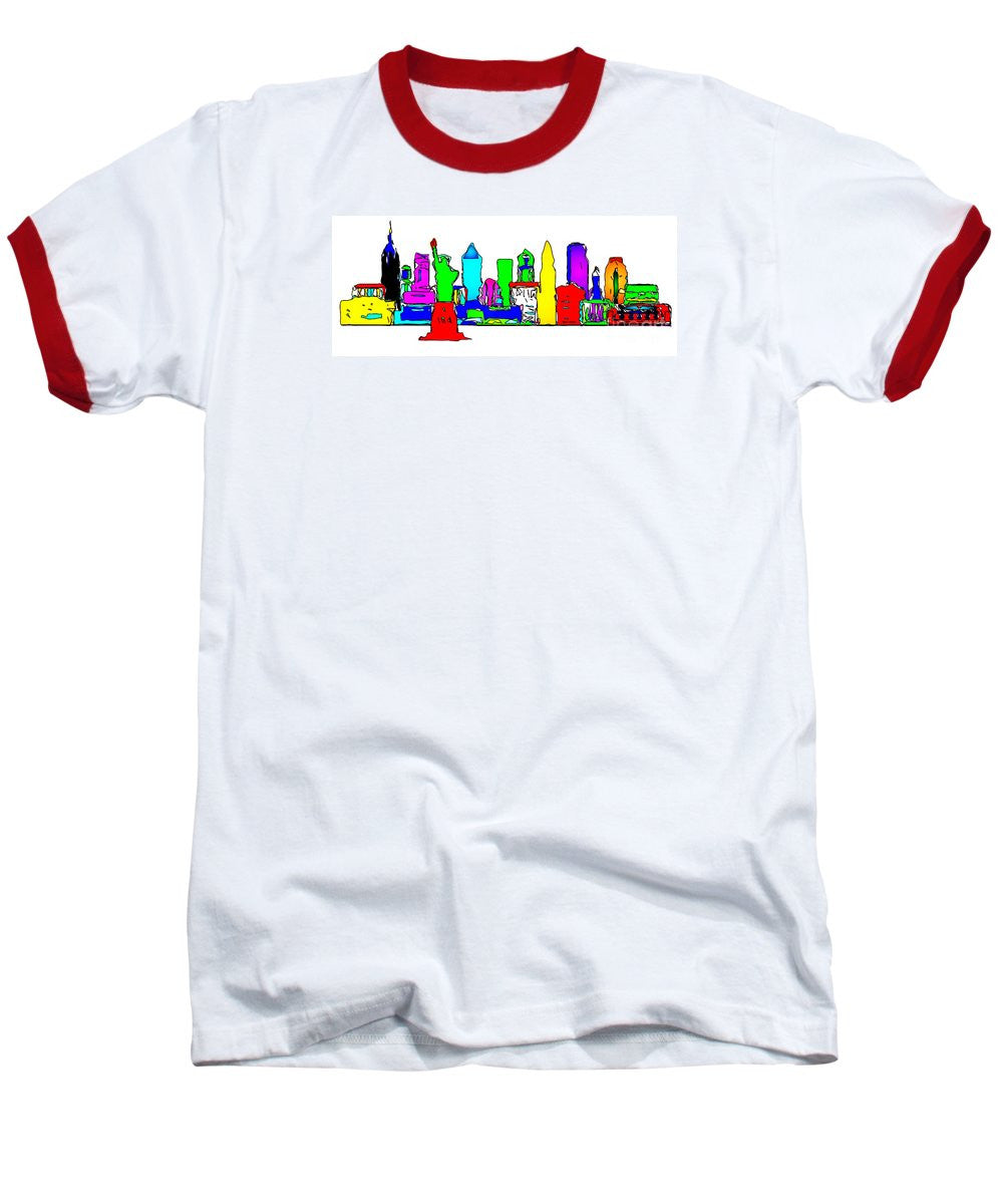 Baseball T-Shirt - New York City - Pop Art