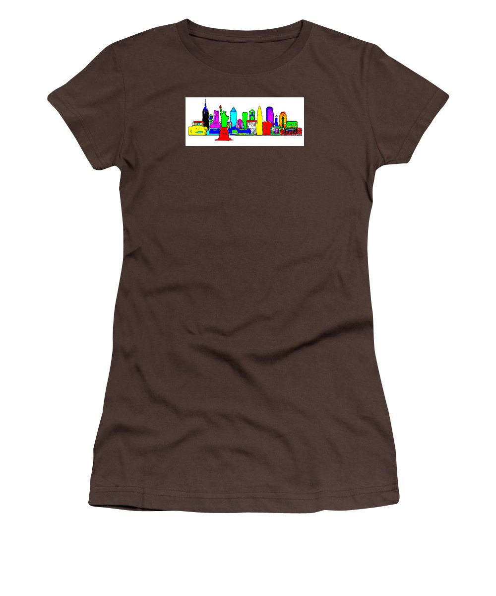 Women's T-Shirt (Junior Cut) - New York City - Pop Art