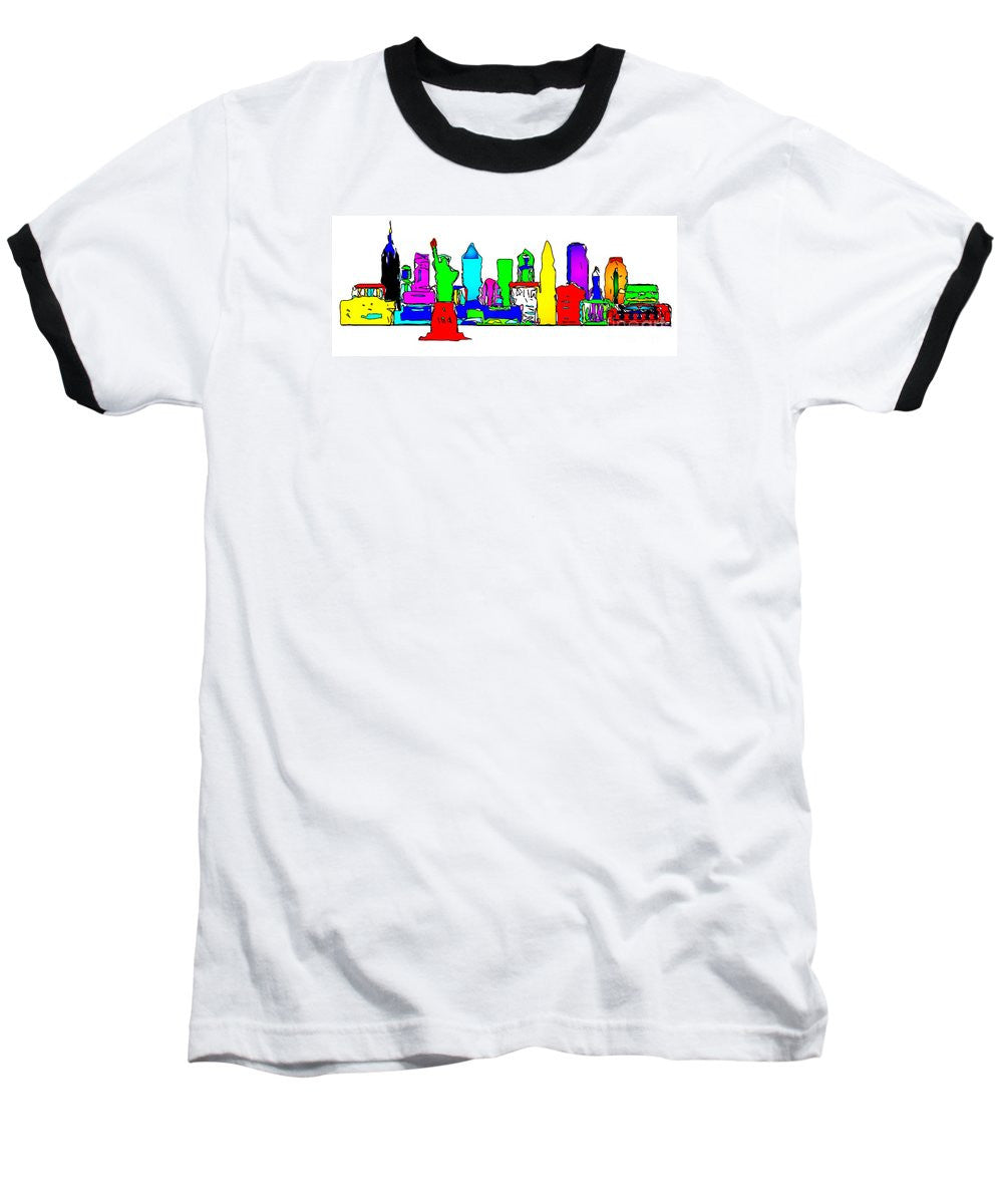 Baseball T-Shirt - New York City - Pop Art