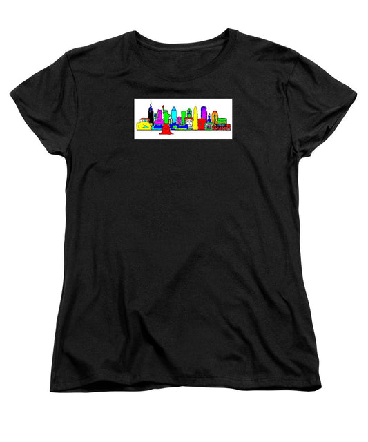 T-shirt femme (coupe standard) - New York City - Pop Art