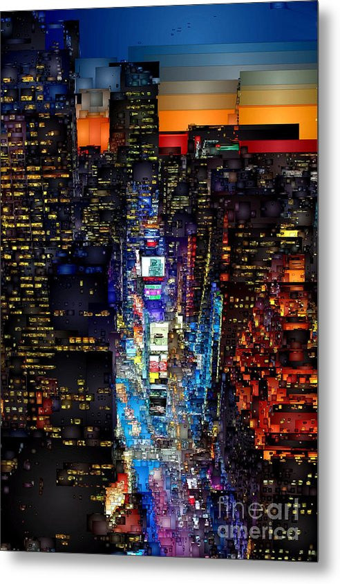 Metal Print - New York City - Times Square