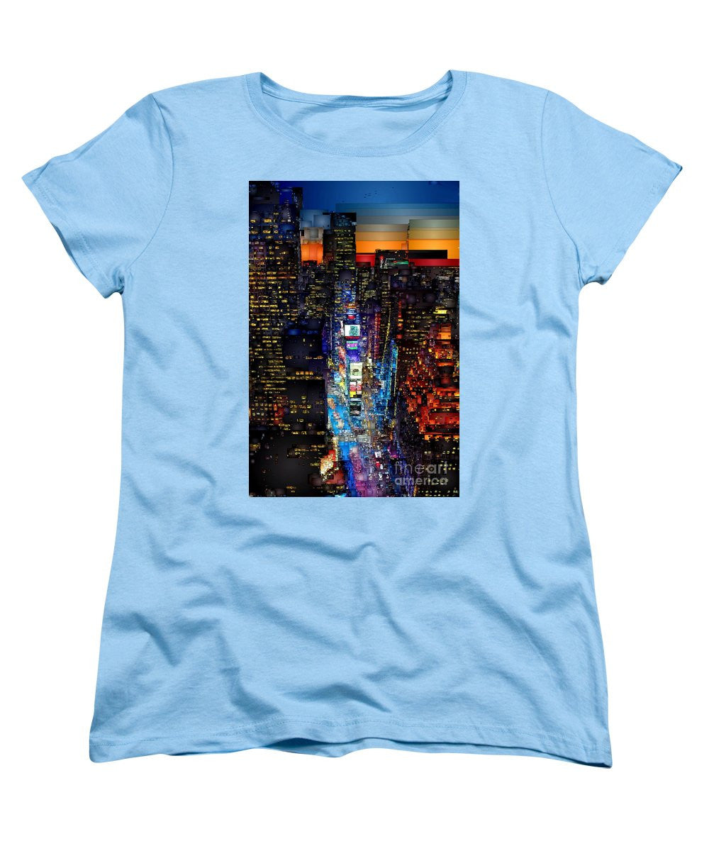 T-shirt femme (coupe standard) - New York City - Times Square