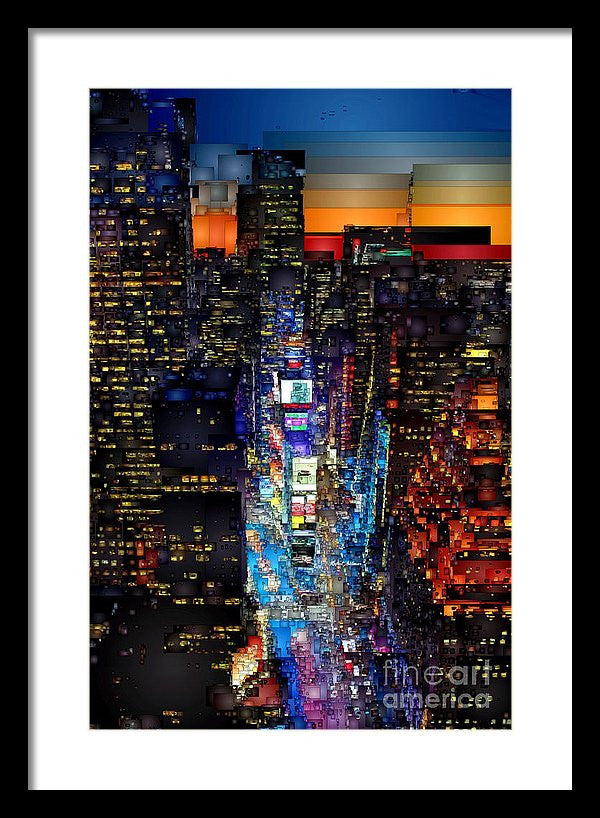 Framed Print - New York City - Times Square