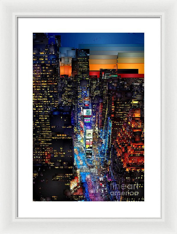 Framed Print - New York City - Times Square