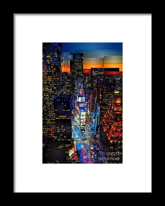 Framed Print - New York City - Times Square