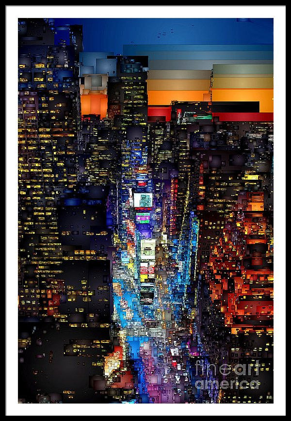 Framed Print - New York City - Times Square