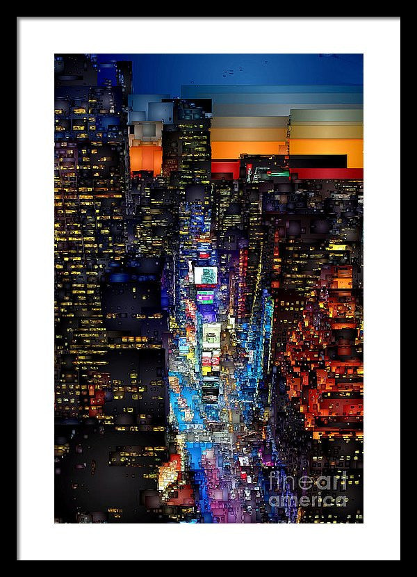 Framed Print - New York City - Times Square