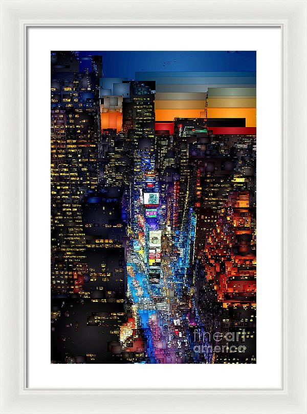 Framed Print - New York City - Times Square