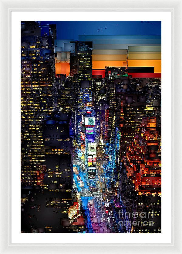 Framed Print - New York City - Times Square