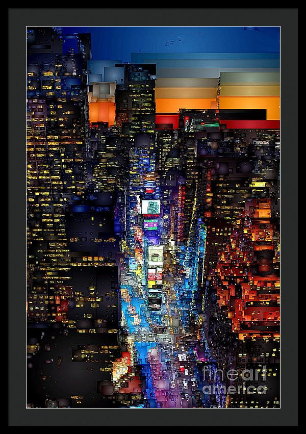 Framed Print - New York City - Times Square