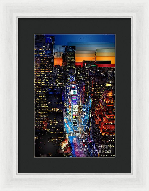 Framed Print - New York City - Times Square