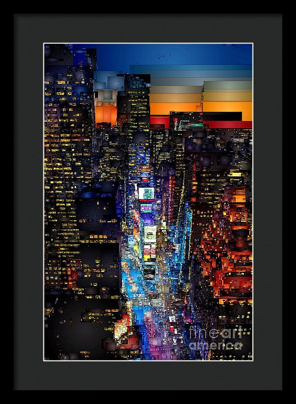 Framed Print - New York City - Times Square