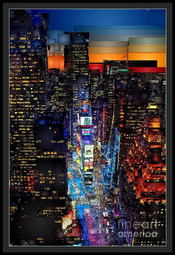 Framed Print - New York City - Times Square