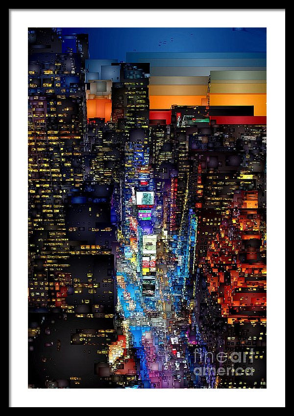 Framed Print - New York City - Times Square