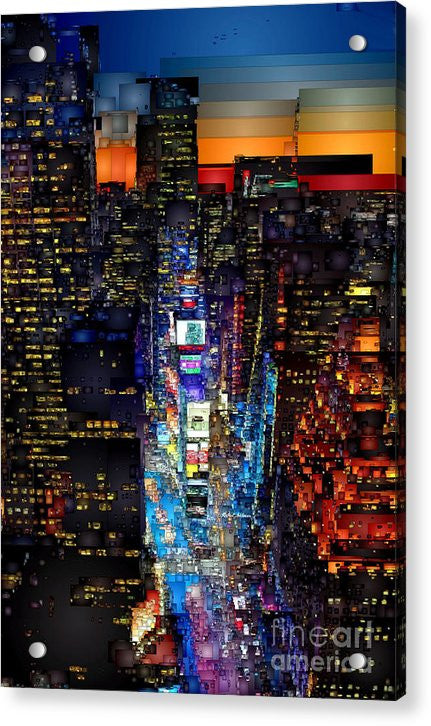 Acrylic Print - New York City - Times Square