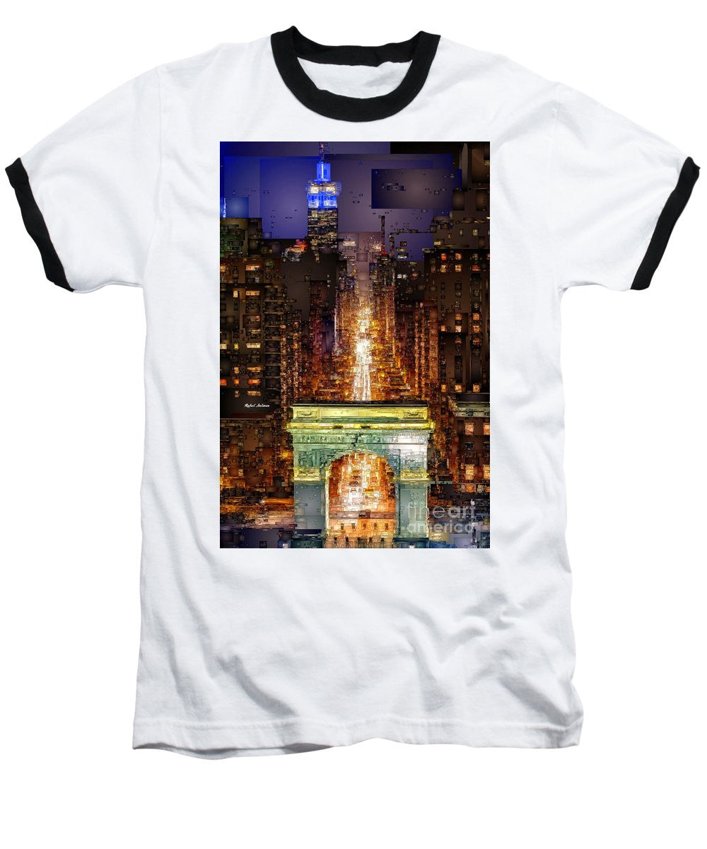 T-shirt de baseball - Place Washington à New York