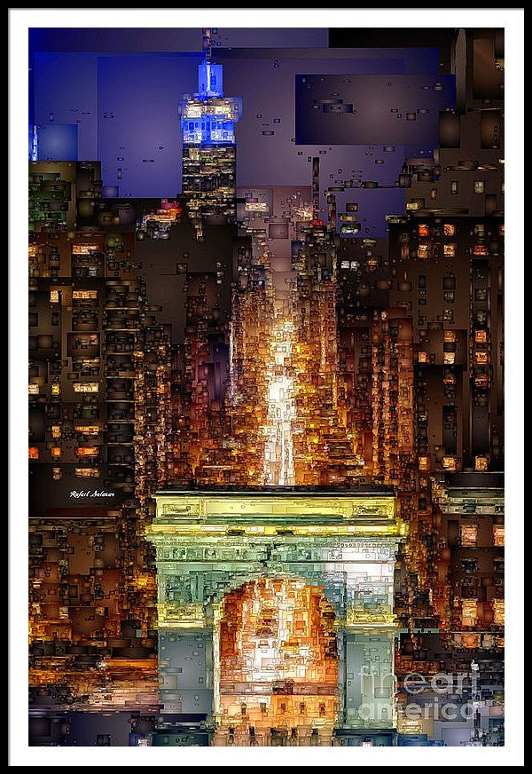 Framed Print - New York City Washington Square