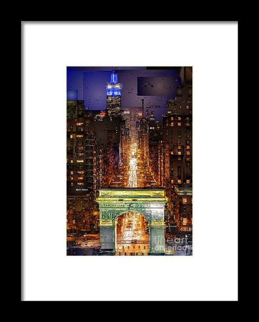 Framed Print - New York City Washington Square