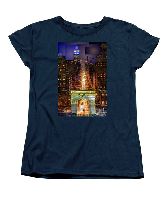 T-shirt pour femme (coupe standard) - New York City Washington Square