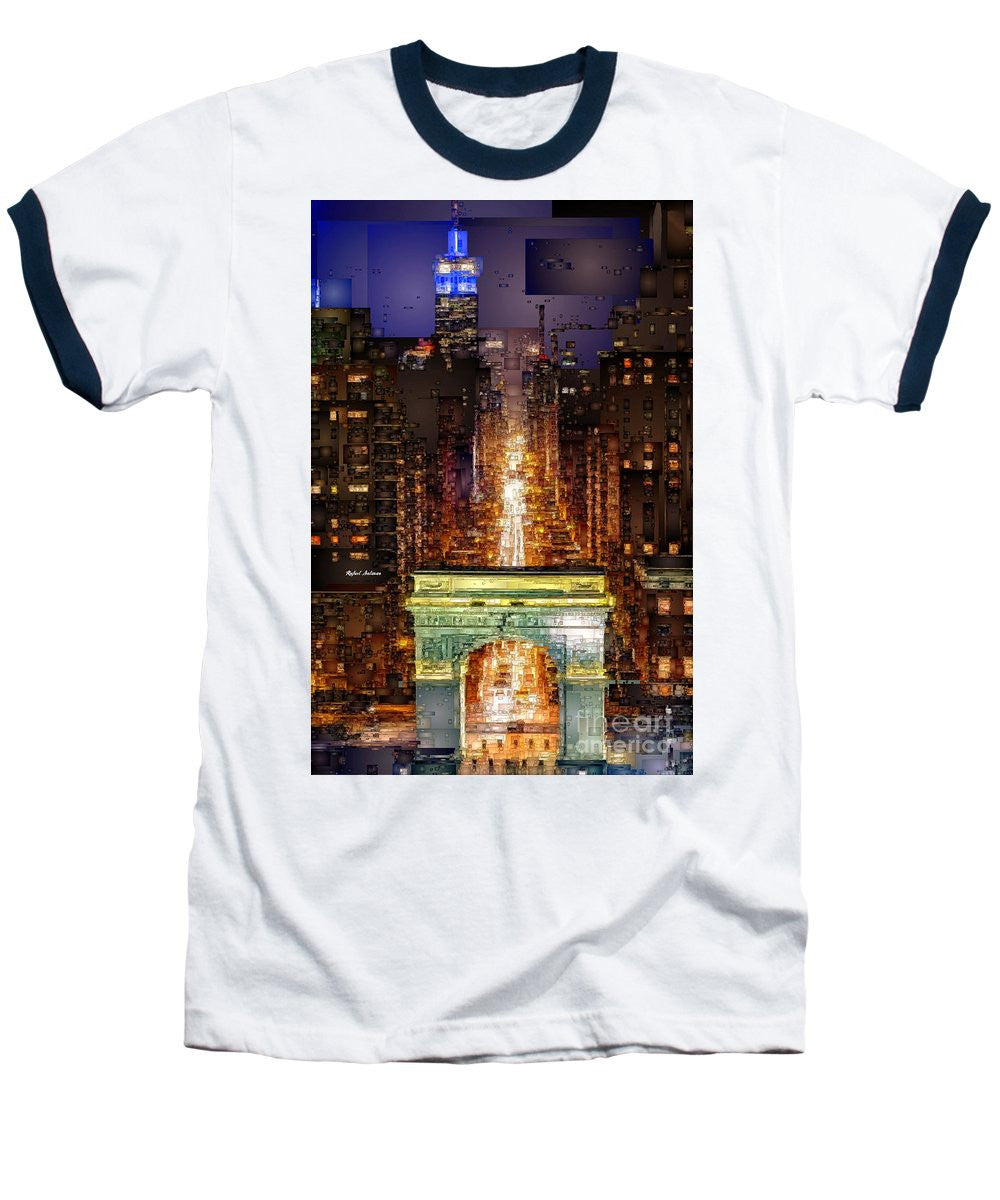 T-shirt de baseball - Place Washington à New York