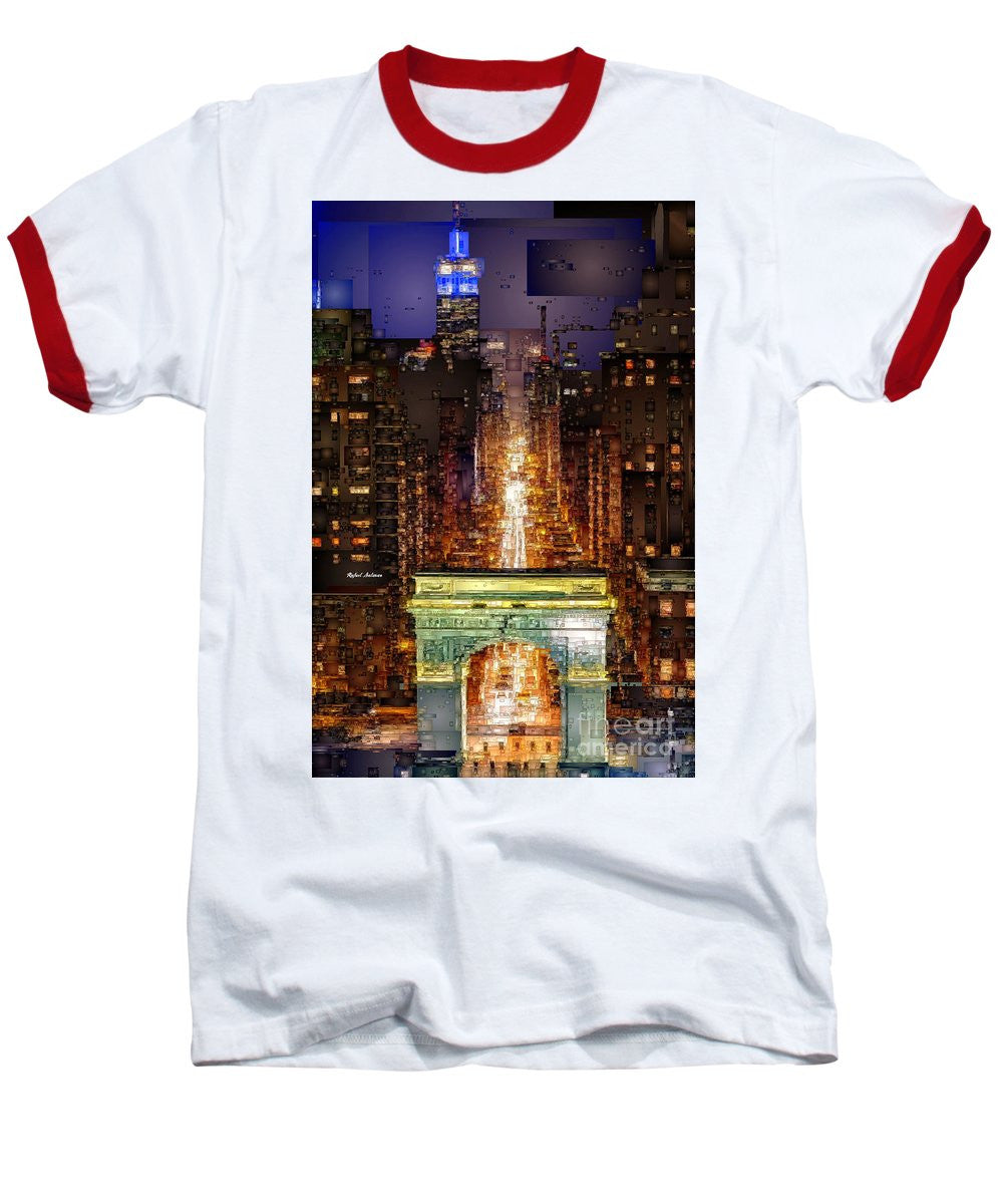 T-shirt de baseball - Place Washington à New York