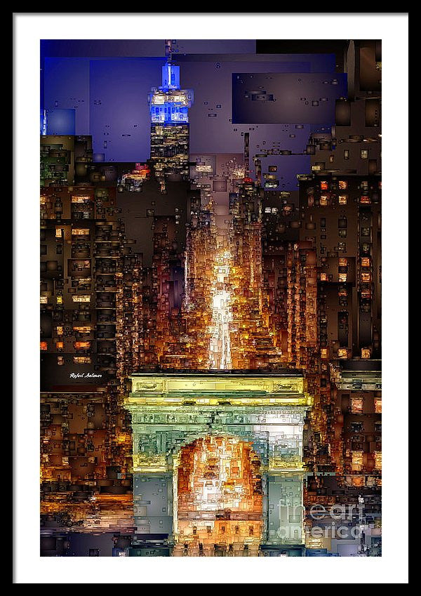 Framed Print - New York City Washington Square