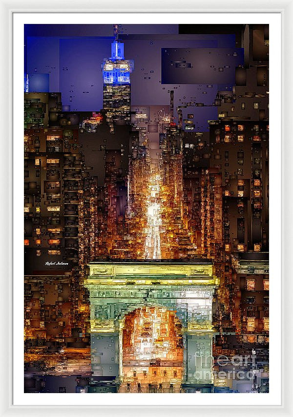 Framed Print - New York City Washington Square