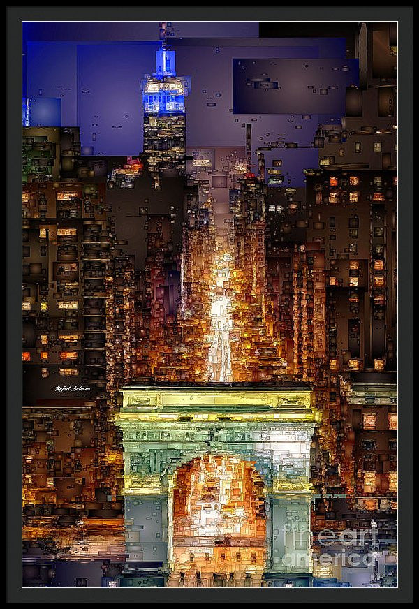 Framed Print - New York City Washington Square