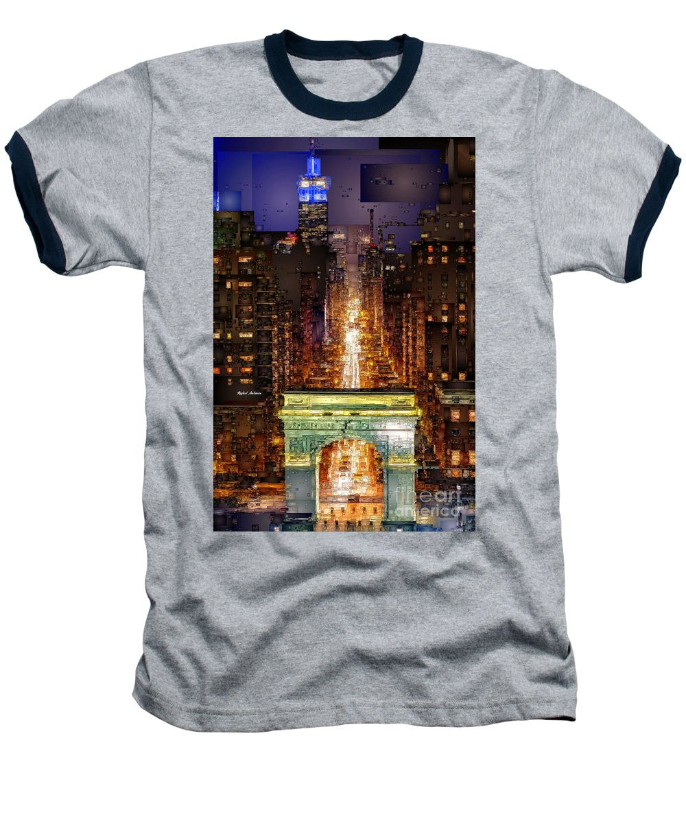 T-shirt de baseball - Place Washington à New York