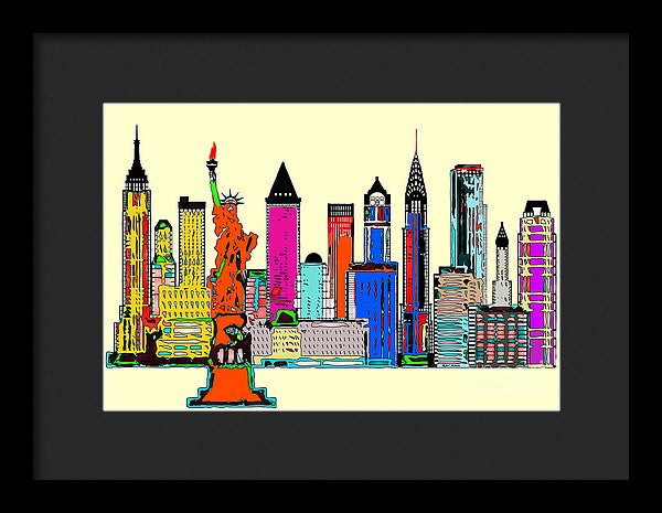 Framed Print - New York - The Big City