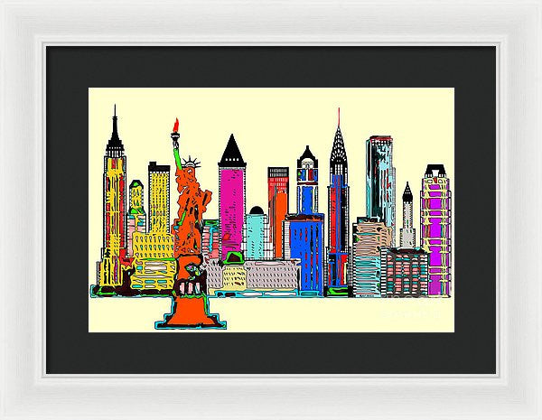 Framed Print - New York - The Big City