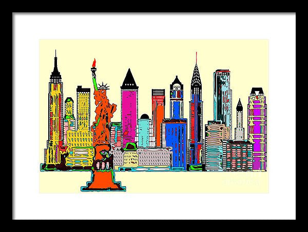 Framed Print - New York - The Big City