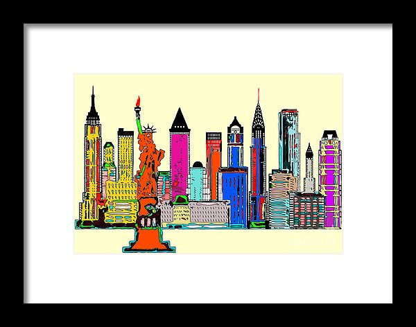 Framed Print - New York - The Big City