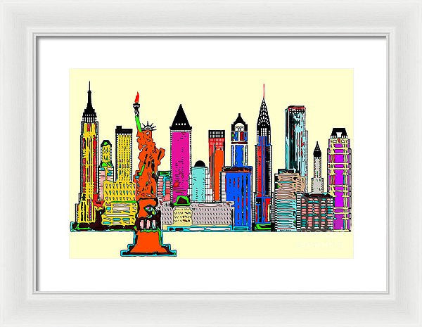 Framed Print - New York - The Big City