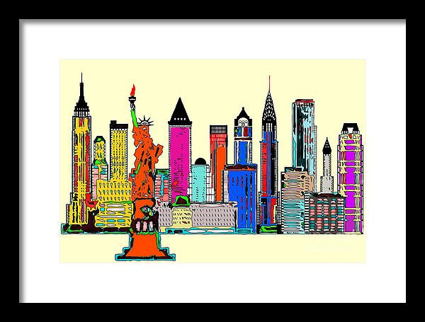 Framed Print - New York - The Big City