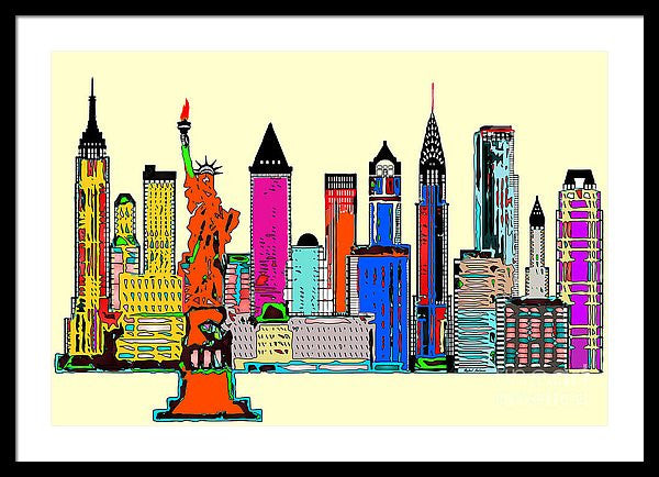 Framed Print - New York - The Big City