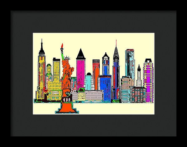 Framed Print - New York - The Big City