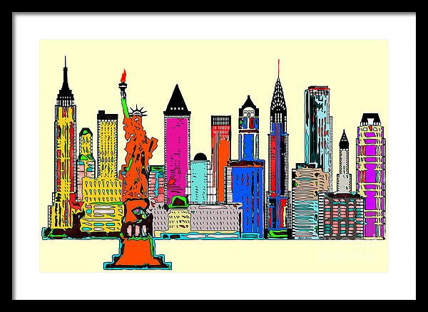 Framed Print - New York - The Big City