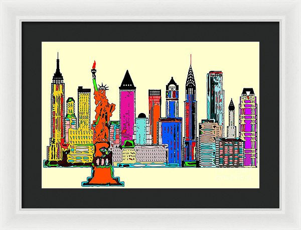 Framed Print - New York - The Big City