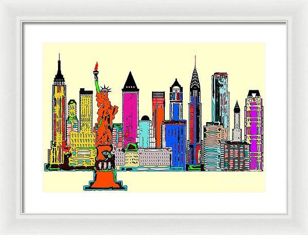 Framed Print - New York - The Big City