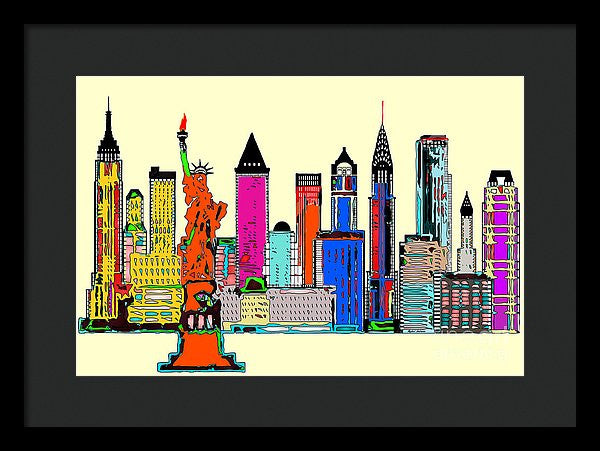 Framed Print - New York - The Big City