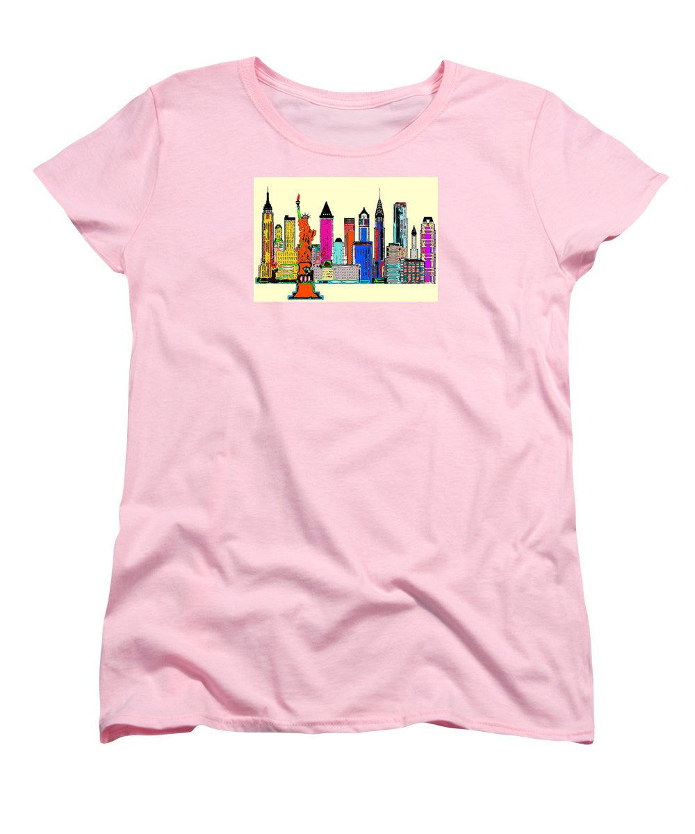 T-shirt femme (coupe standard) - New York - La grande ville