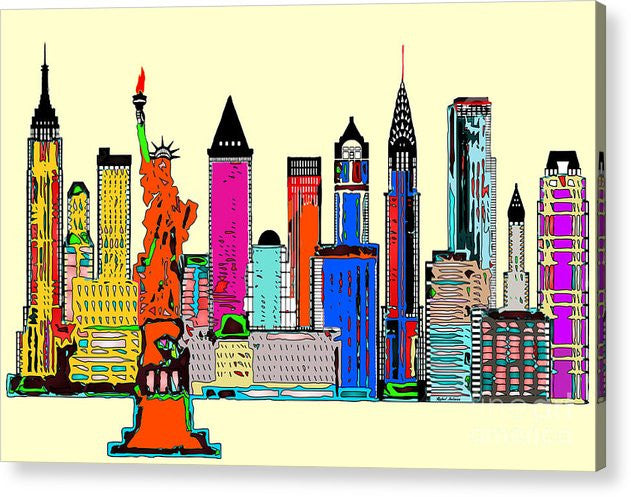 Impression sur acrylique - New York - La grande ville