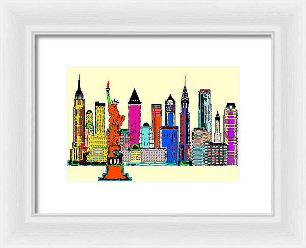 Framed Print - New York - The Big City