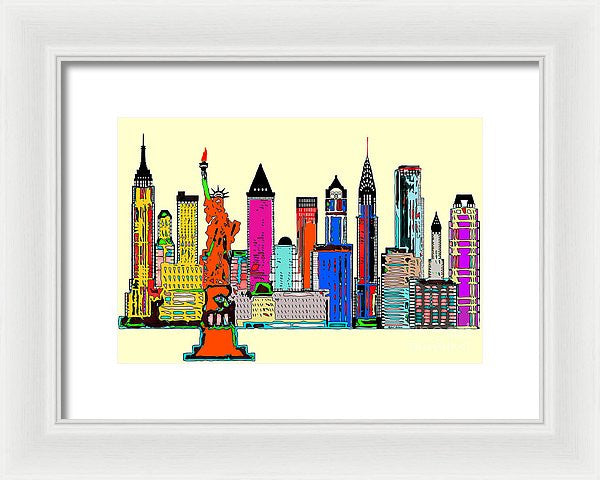 Framed Print - New York - The Big City